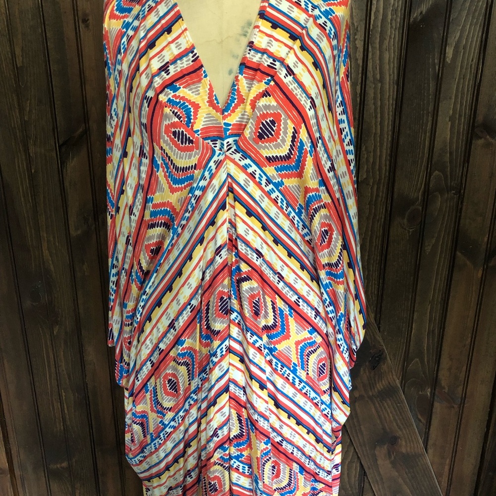 Rachel Pally Geometric Print Kaftan